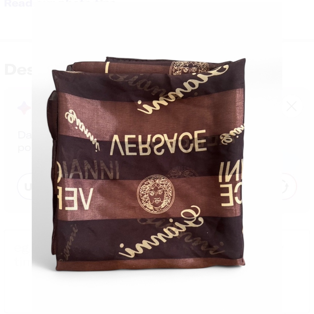 Brown and Gold Scarf